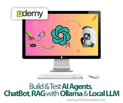 دانلود Build & Test AI Agents, ChatBot, RAG with Ollama & Local LLM ...
