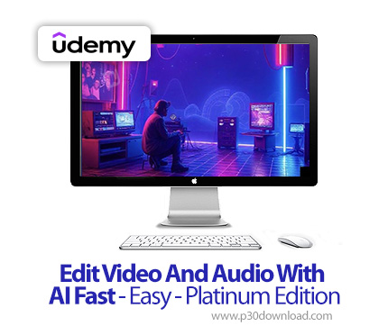 دانلود Edit Video And Audio With AI Fast-Easy - Platinum Edition - آموزش ویرایش ویدیو و صدا با هوش م