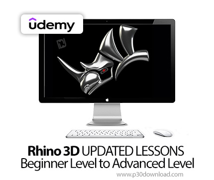 دانلود Rhino 3D UPDATED LESSONS Beginner Level to Advanced Level - آموزش مقدماتی تا پیشرفته نرم افزا