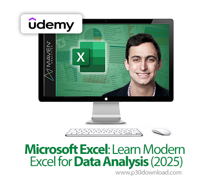 دانلود Microsoft Excel: Learn Modern Excel for Data Analysis (2025) - آموزش مایکروسافت اکسل