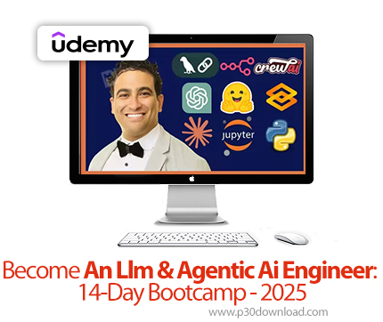 دانلود Become An Llm & Agentic Ai Engineer: 14-Day Bootcamp - 2025 - آموزش الالام و عاملهای هوش م