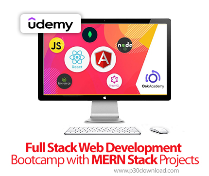 دانلود Full Stack Web Development Bootcamp with MERN Stack Projects - آموزش مرن