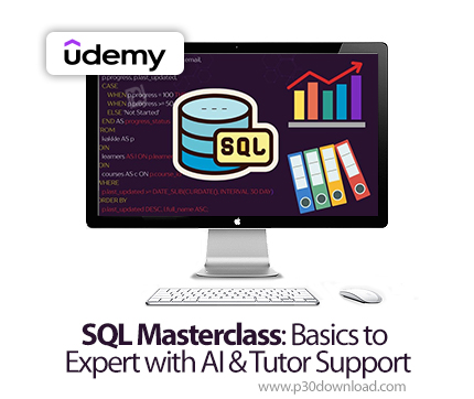 دانلود SQL Masterclass: Basics to Expert with AI & Tutor Support - آموزش اسکیوال