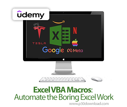 دانلود Excel VBA Macros: Automate the Boring Excel Work - آموزش اکسل