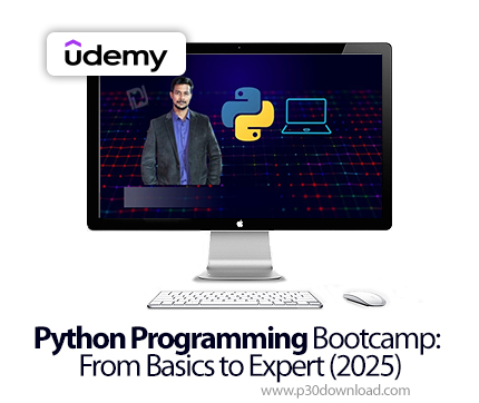 دانلود Python Programming Bootcamp: From Basics to Expert (2025) - آموزش برنامهنویسی پایتون