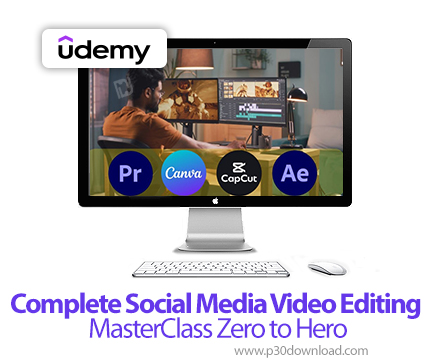 دانلود Complete Social Media Video Editing MasterClass Zero to Hero - آموزش تدوین ویدیو