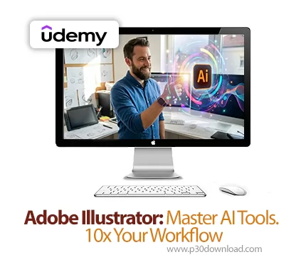 دانلود Adobe Illustrator: Master AI Tools. 10x Your Workflow آموزش ...