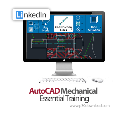 دانلود AutoCAD Mechanical Essential Training - آموزش اتوکد مکانیکال