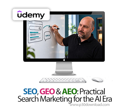 دانلود SEO, GEO & AEO: Practical Search Marketing for the AI Era - آموزش سئو، جیایاو و ایایاو