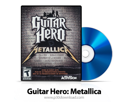 دانلود Guitar Hero: Metallica WII, PS3, XBOX 360 - بازی قهرمانان گیتار: متالیکا برای وی, پلی استیشن 