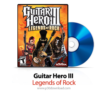 دانلود Guitar Hero III: Legends of Rock WII, PS3, XBOX 360 - بازی قهرمان گیتار 3: افسانه راک برای وی