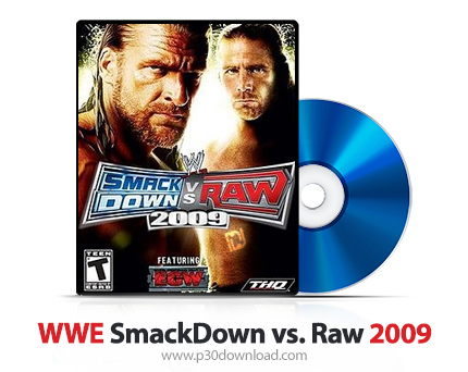 دانلود WWE SmackDown vs. Raw 2009 WII, PSP, PS3, XBOX 360 - بازی مسابقات کشتی کج حرفه ای 2009 برای و