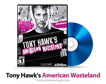 دانلود Tony Hawk's American Wasteland XBOX 360 - بازی تونی هاوک سرزمین آمریکای غربی برای ایکس باکس 3