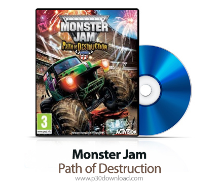 دانلود Monster Jam: Path of Destruction WII, PSP, PS3, XBOX 360 - بازی ماشین‌های هیولا: مسیر نابودی 