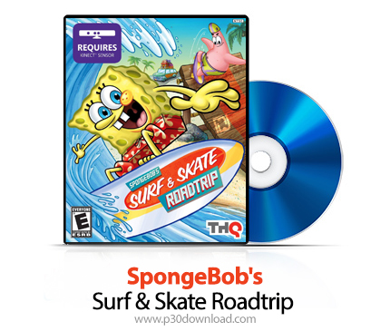 دانلود SpongeBob's Surf & Skate Roadtrip XBOX 360 - بازی باب اسنفجی: گشت و گذار و اسکیت جاده ای برای