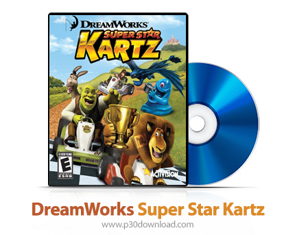 دانلود DreamWorks Super Star Kartz WII, PS3, XBOX 360 - بازی دریم‌ورکس فوق ستاره برای وی, پلی استیشن