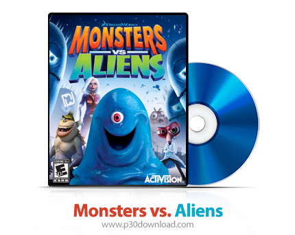 دانلود Monsters vs. Aliens WII, PS3, XBOX 360 - بازی هیولاها علیه بیگانگان برای وی, پلی استیشن 3 و ا