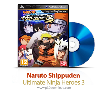 دانلود Naruto Shippuden: Ultimate Ninja Heroes 3 PSP - بازی ناروتو شیپودن: قهرمانان نهایی نینجا 3 بر