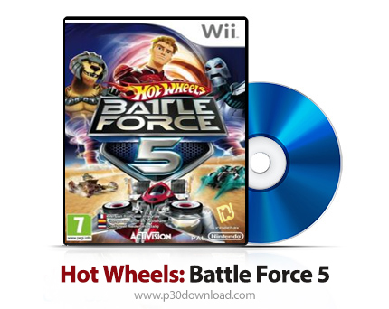 دانلود Hot Wheels Battle Force 5 WII - بازی چرخ های داغ 5 برای وی