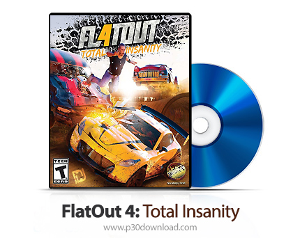 دانلود FlatOut 4: Total Insanity PS4 - بازی فلت اوت 4: مجموع جنون برای پلی استیشن 4 + نسخه هک شده PS