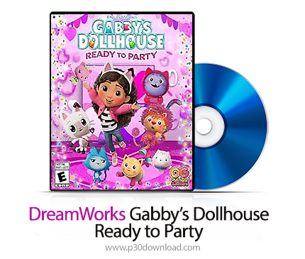دانلود DreamWorks Gabby's Dollhouse: Ready to Party PS4 - بازی خانه عروسکی گبی: آماده جشن برای پلی ا