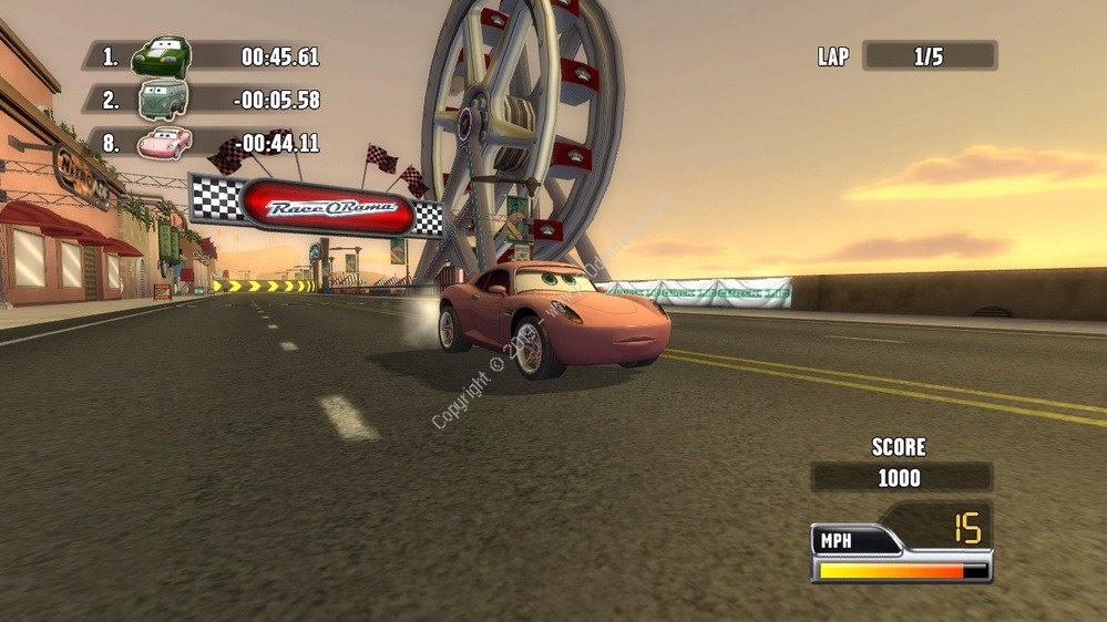 Cars Race-O-Rama (PS2, PS3, PSP, Wii, Xbox 360) (gamerip) (2009