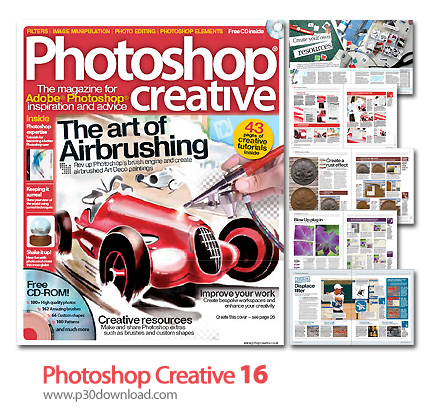 دانلود Photoshop Creative 16 - مجله آموزشی فتوشاپ