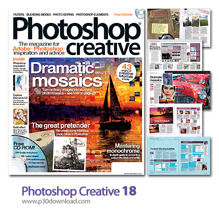دانلود Photoshop Creative 18 - مجله آموزشی فتوشاپ