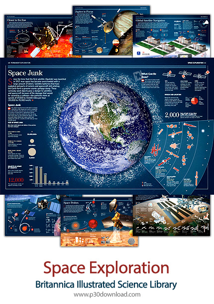 دانلود کتاب دایرة المعارف مصور بریتانیکا: اکتشافات فضایی