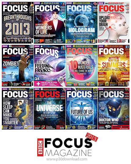 دانلود BBCFocus Magazine 2013 - مجموعه کامل مجله های علمی و فناوری بی‌بی‌سی فوکوس سال 2013