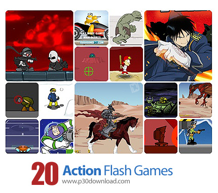 دانلود Collection of Action Flash Games - مجموعه بازی های فلش، بازی های اکشن