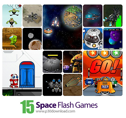 دانلود Collection of Space Flash Games - مجموعه بازی های فلش، بازی های فضایی