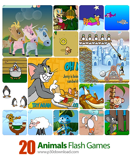 دانلود Collection of Animals Flash Games - مجموعه بازی های فلش، بازی های حیوانات