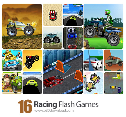 دانلود Collection of Racing Flash Games - مجموعه بازی های فلش، بازی های رانندگی و مسابقه ای