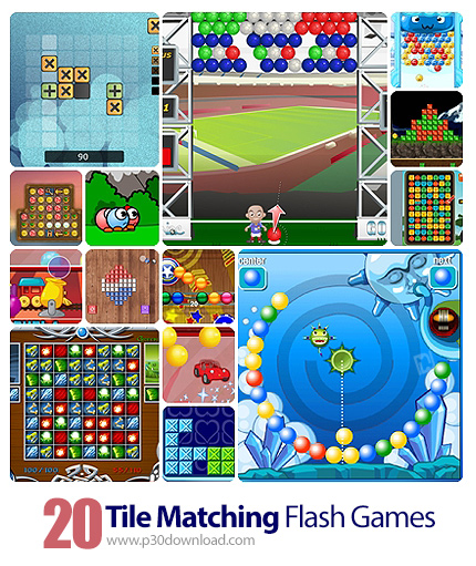 دانلود Collection of Tile Matching Flash Games - مجموعه بازی های فلش، بازی های تطبیق اشیاء و کاشی ها