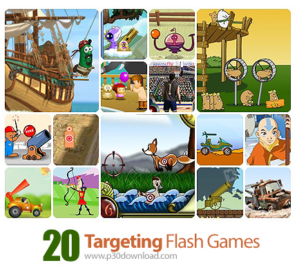 دانلود Collection of Targeting Flash Games - مجموعه بازی های فلش، بازی های تیراندازی و هدف گیری