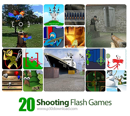 دانلود Collection of Shooting Flash Games - مجموعه بازی های فلش، بازی های تیراندازی