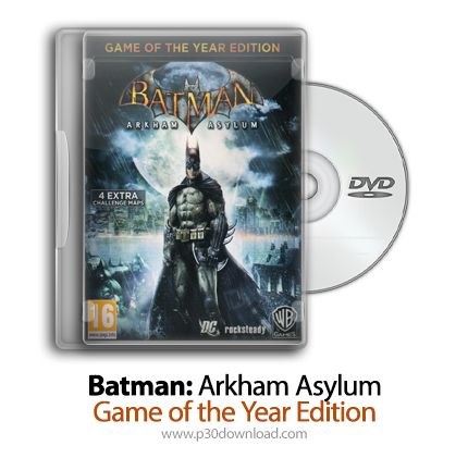 دانلود Batman: Arkham Asylum Game of the Year Edition - بازی بتمن: تیمارستان آرکهام نسخه سال
