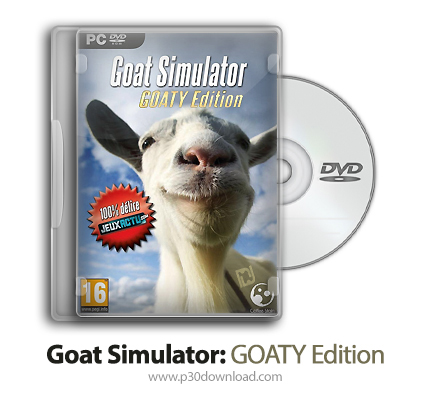 دانلود Goat Simulator: GOATY Edition - بازی شبیه سازی بز: نسخه گوسفند