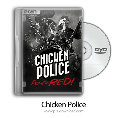 دانلود Chicken Police - Paint it RED Directors Cluck Edition - بازی مرغ پلیس
