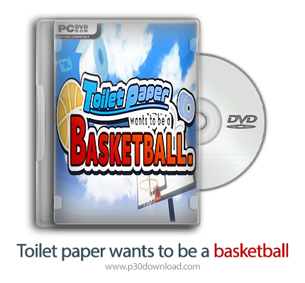 دانلود Toilet paper wants to be a basketball - بازی بسکتبال با دستمال توالت