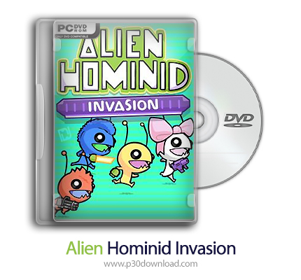 دانلود Alien Hominid Invasion - بازی تهاجم انسان های بیگانه