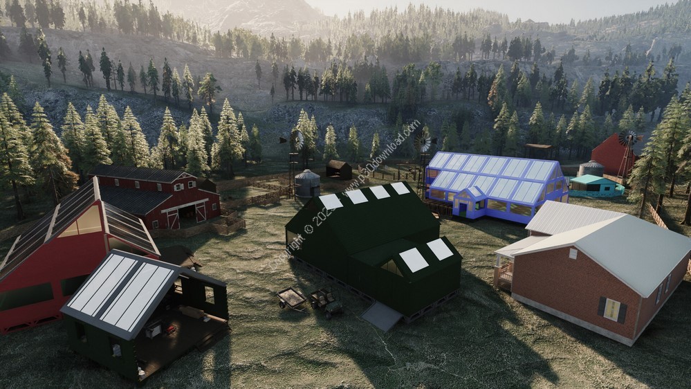 دانلود Ranch Simulator - Build, Farm, Hunt + Update v1.02-TENOKE - باز