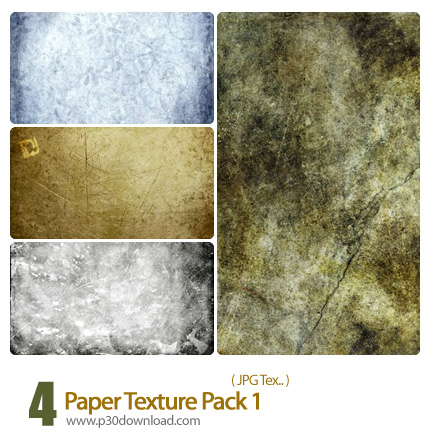 دانلود تکسچر سنگ، کثیف - Paper Texture Pack 01 