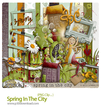 دانلود کلیپ آرت با موضوع بهار در شهر - Spring In The City
