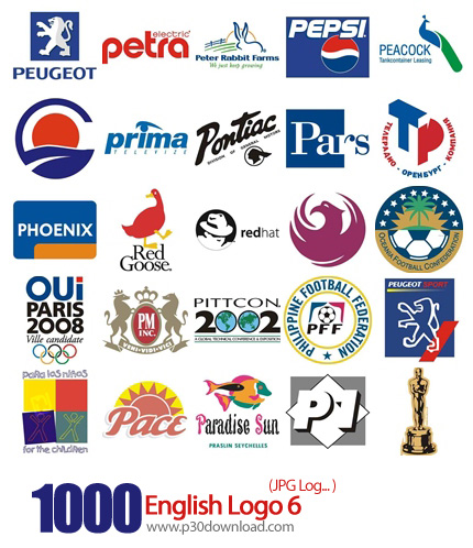 دانلود مجموعه آرم و لوگو های انگلیسی - English logo 06