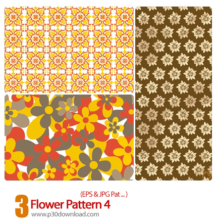 دانلود پترن گل دار - Flower Pattern 04