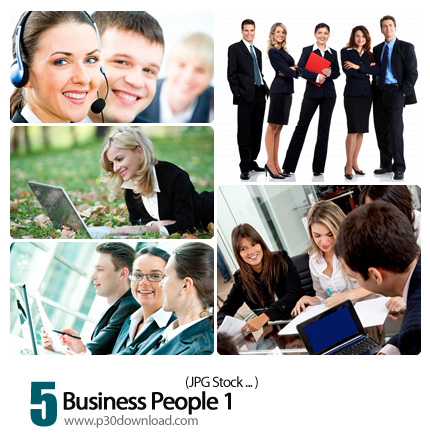 دانلود تصاویر افرد در مشاغل - Business people 01