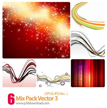 دانلود وکتور ترکیبی، بک گراند - Mix Pack Vector 03
