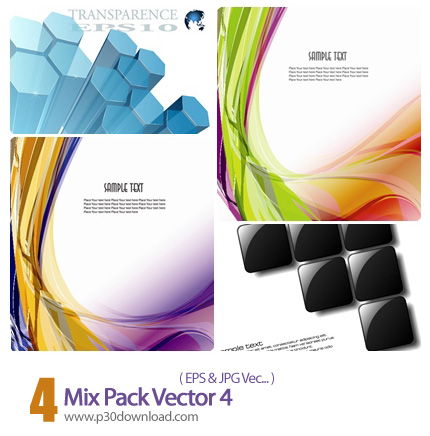دانلود وکتور ترکیبی، بک گراند - Mix Pack Vector 04